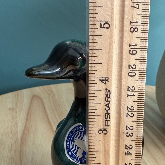 Vintage Blue Mountain Pottery Duck with Tags 305 Canada - Picture 10 of 11